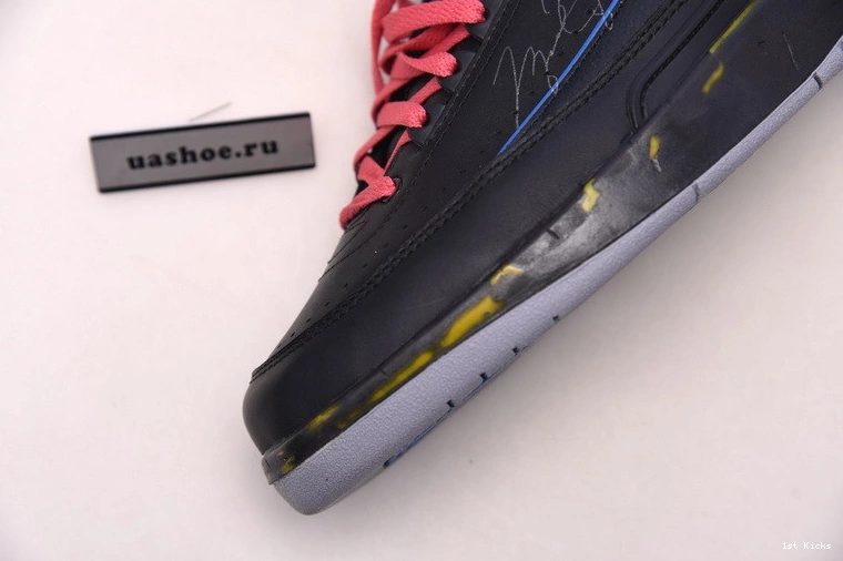 SP Jordan DJ4375-004 OWT Blue Black - Low 2 Retro 0116